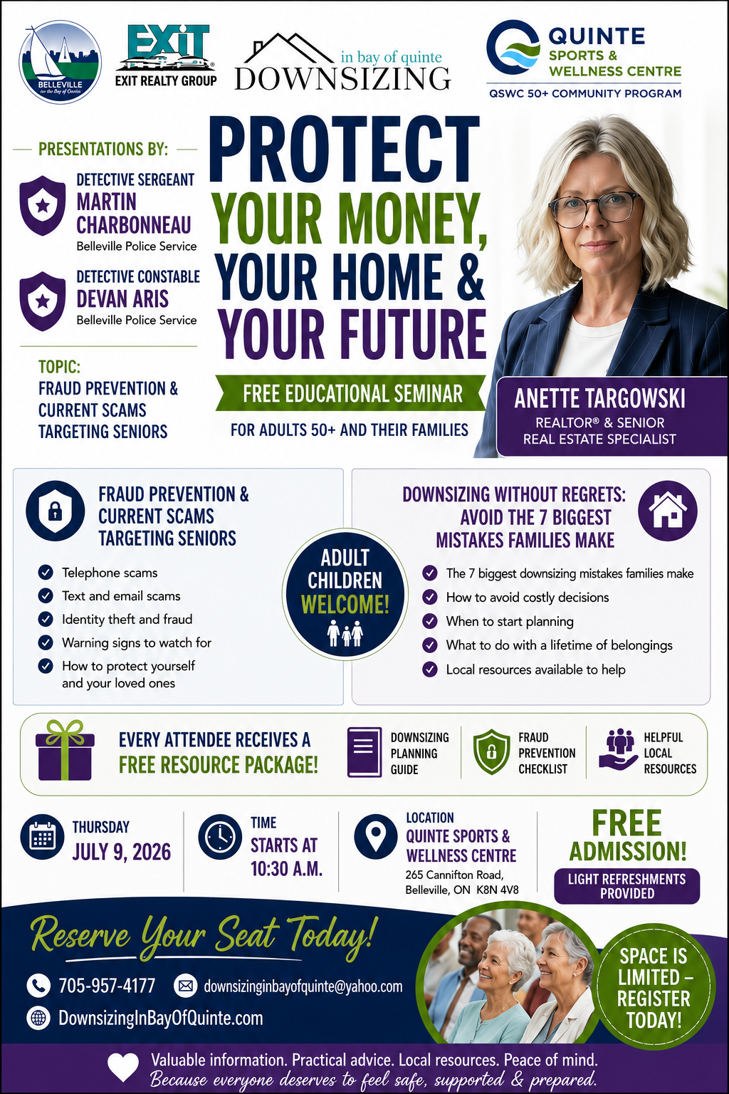 Free educational seminar on scams targeting seniors